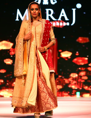 Banarasi Indo-Western Gown