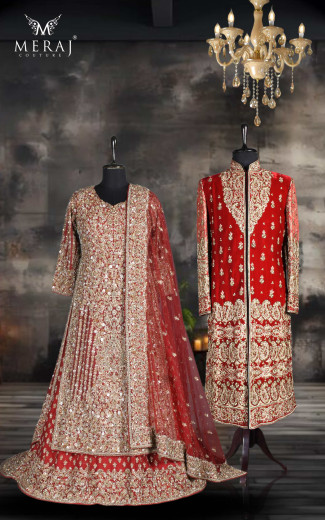 Royal  Persian Bridal Red Tail Indowestern & Persian, Royal  