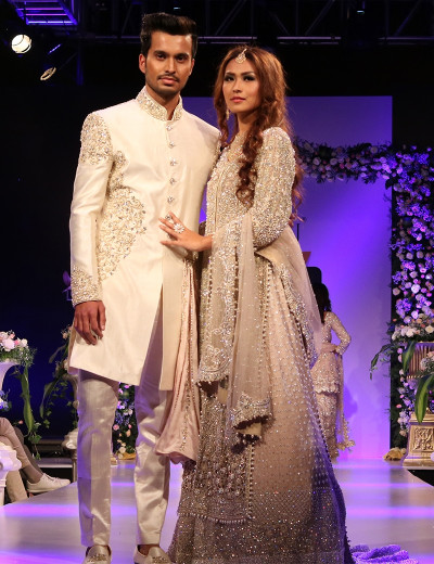 Ravishing Couple In Indo-Western